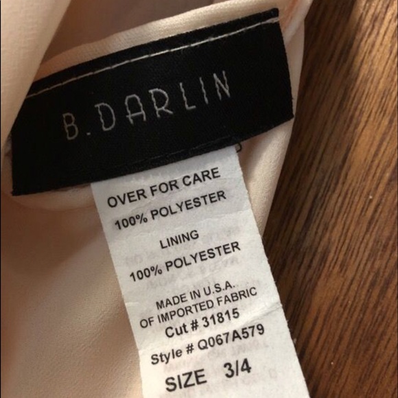 Creme dress with studs at the neck from Dillard’s - Picture 8 of 8